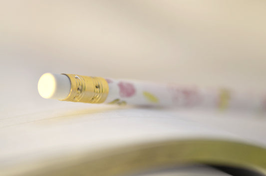 Pencil and journal.